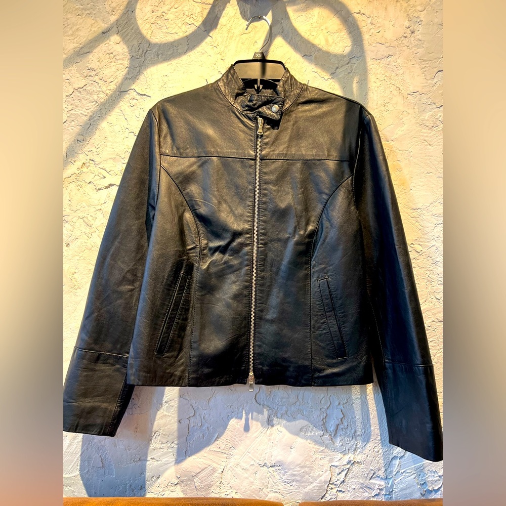 Women’s Black REAL ITALIAN LEATHER jacket
